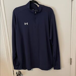 Under Armour Dark Blue Half-Zip Top XXL